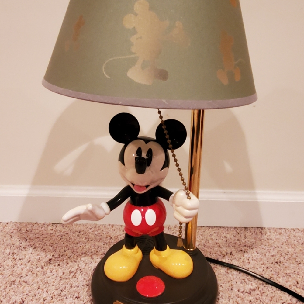 COPY - Vintage Mickey Mouse Lamp